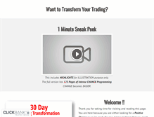 Tablet Screenshot of 30daytradingtransformation.com